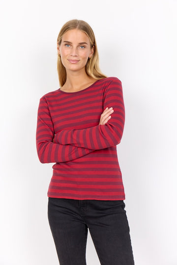 Langarmshirt mit Streifen