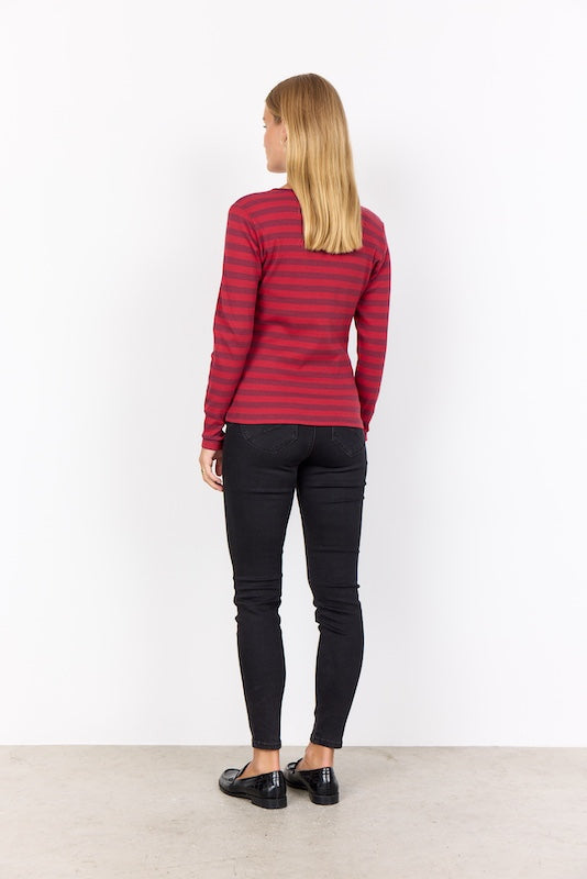 Langarmshirt mit Streifen