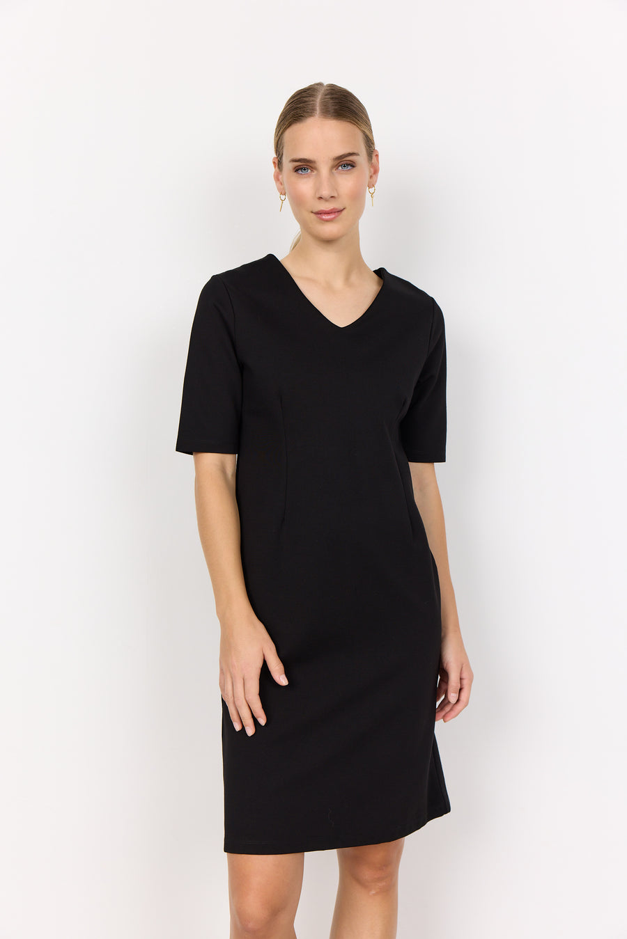 Edles Shirtkleid in Schwarz