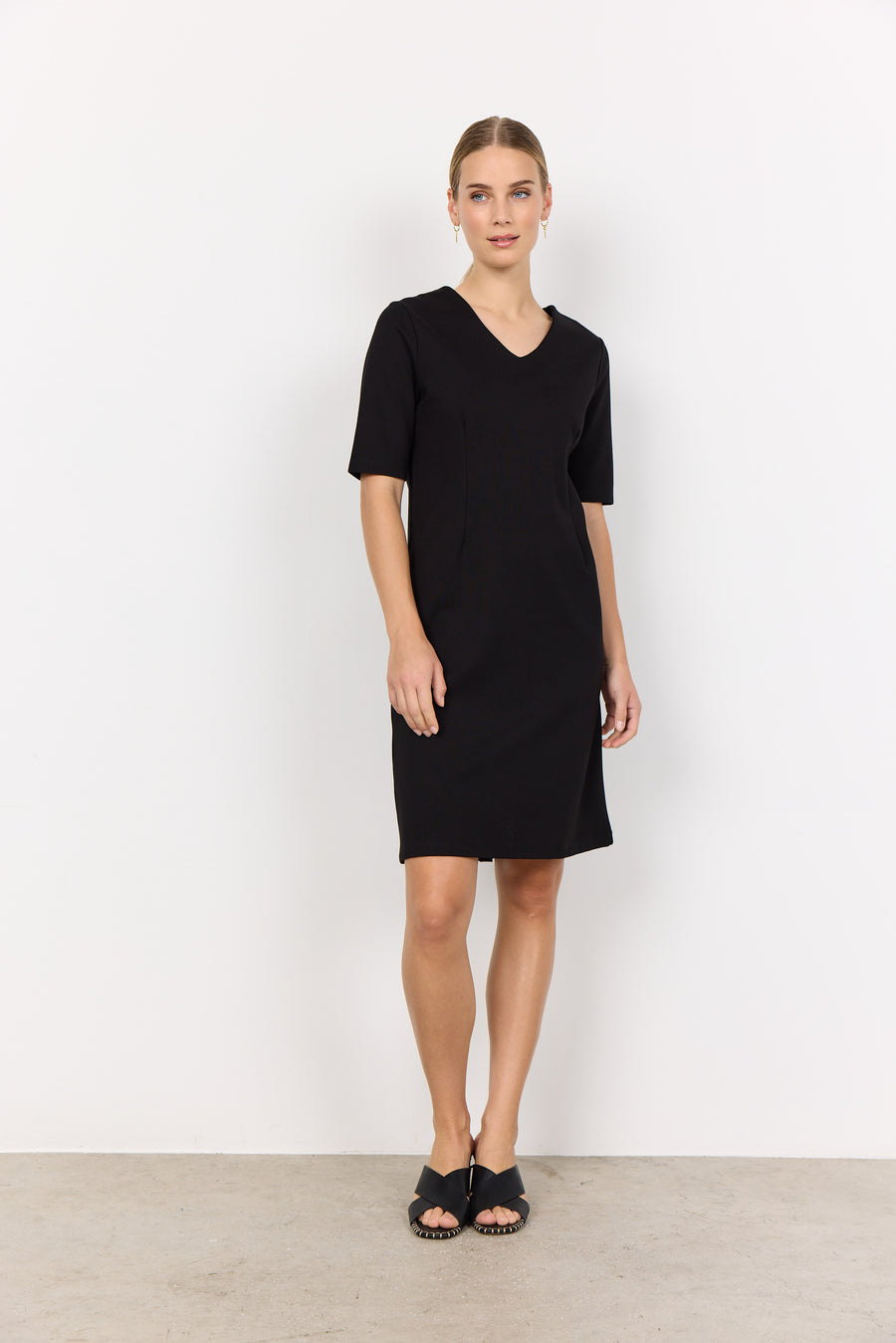 Edles Shirtkleid in Schwarz