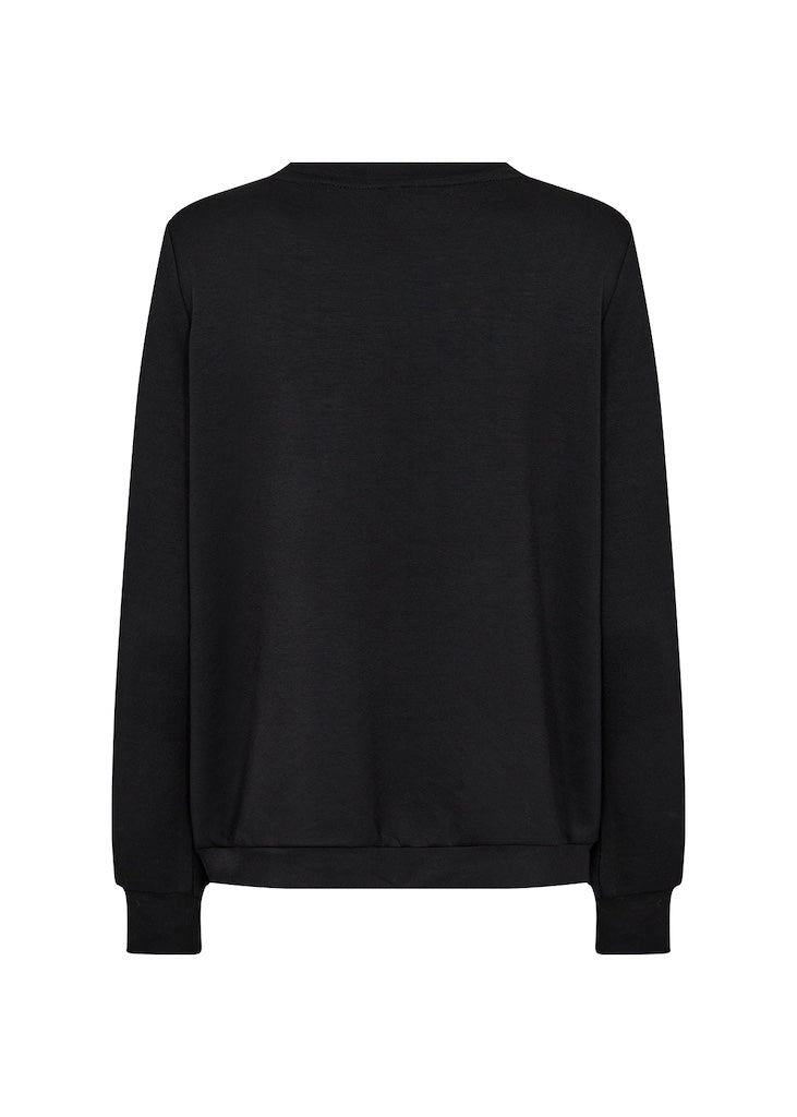 Banu Sweatshirt mit Aufdruck in Schwarz