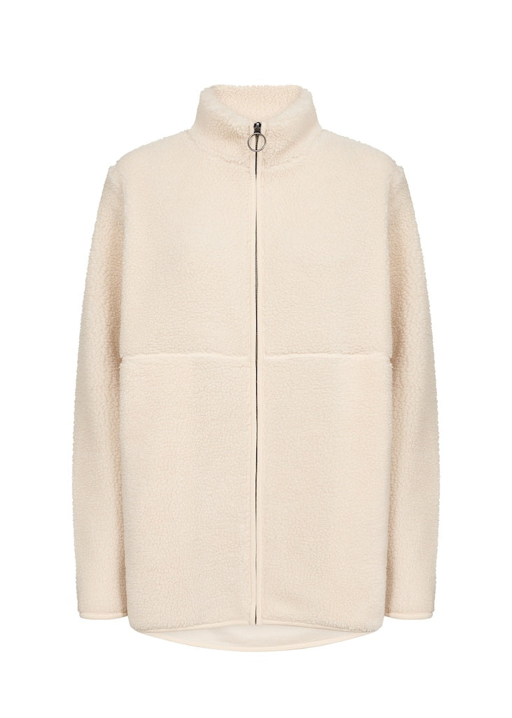 Teddyjacke in Creme