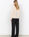 Teddy Jacke mit Knöpfen in Creme