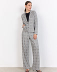 Basic Blazer mit Karomuster