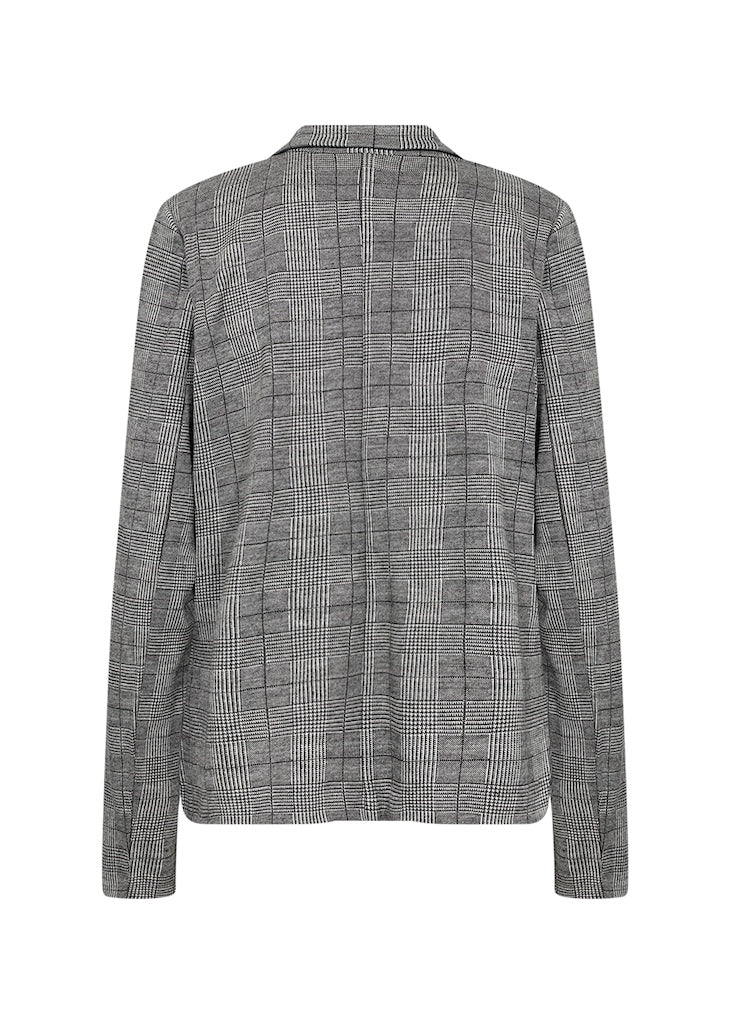 Basic Blazer mit Karomuster