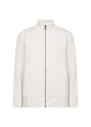 Banu Sweatjacke in Hellgrau