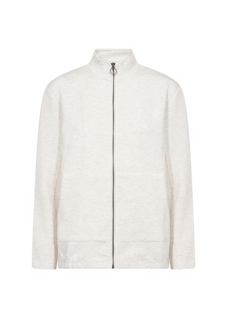 Banu Sweatjacke in Hellgrau