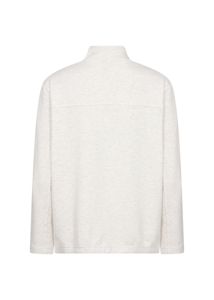 Banu Sweatjacke in Hellgrau