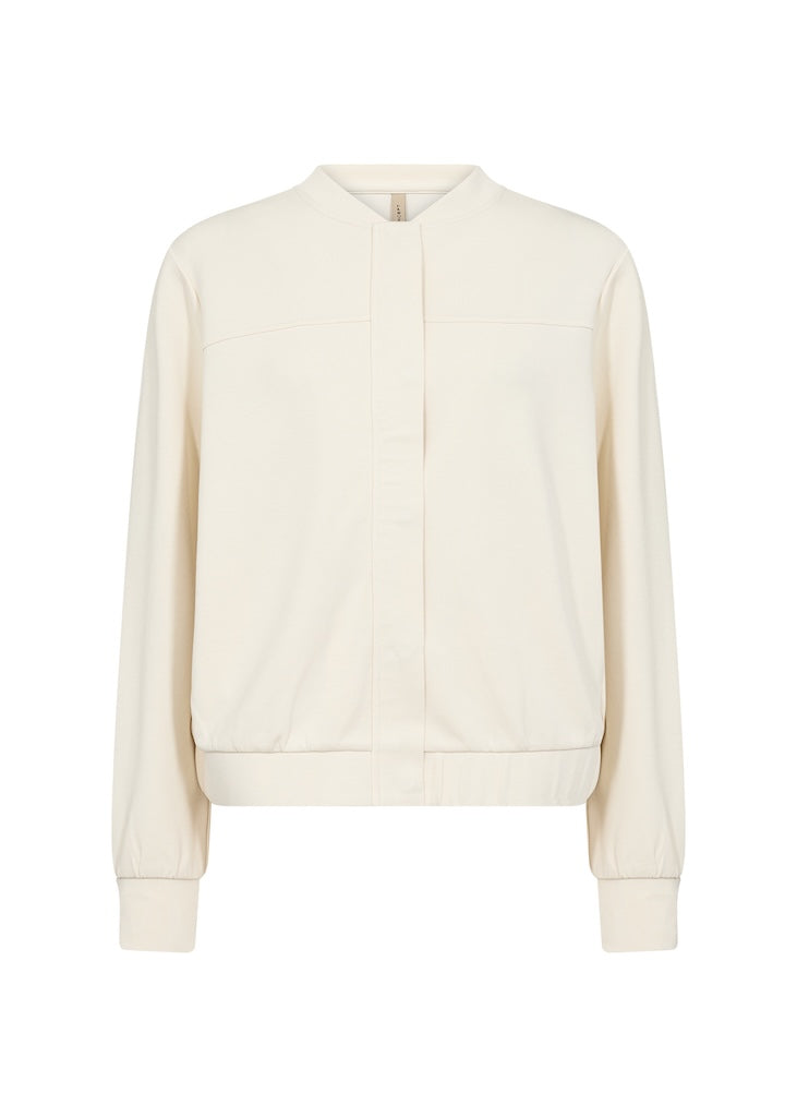 Banu Sweatshirtjacke in Creme