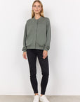Banu Sweatshirtjacke in Khaki