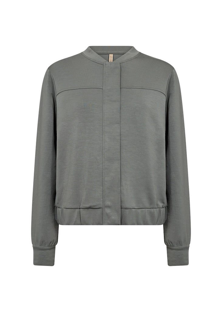 Banu Sweatshirtjacke in Khaki