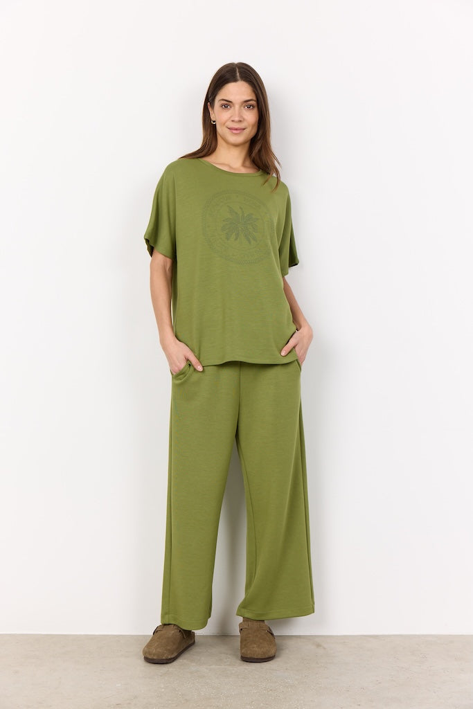 Banu Shirt mit Print in Grün