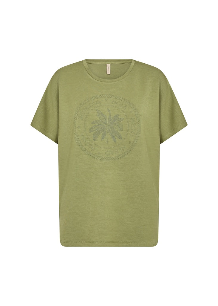 Banu Shirt mit Print in Grün