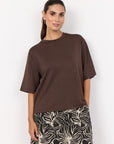Banu Shirt mit 3/4 Ärmel in braun