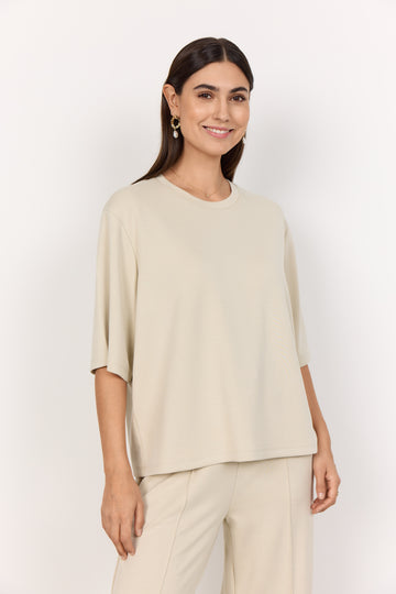 Banu Shirt mit 3/4 Ärmel in creme