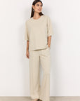 Banu Shirt mit 3/4 Ärmel in creme