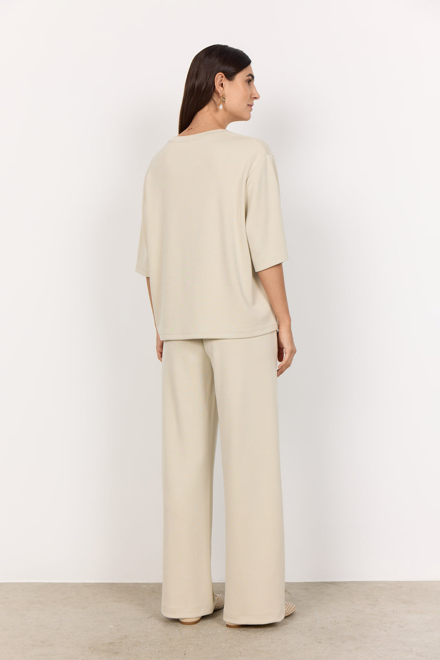 Banu Shirt mit 3/4 Ärmel in creme