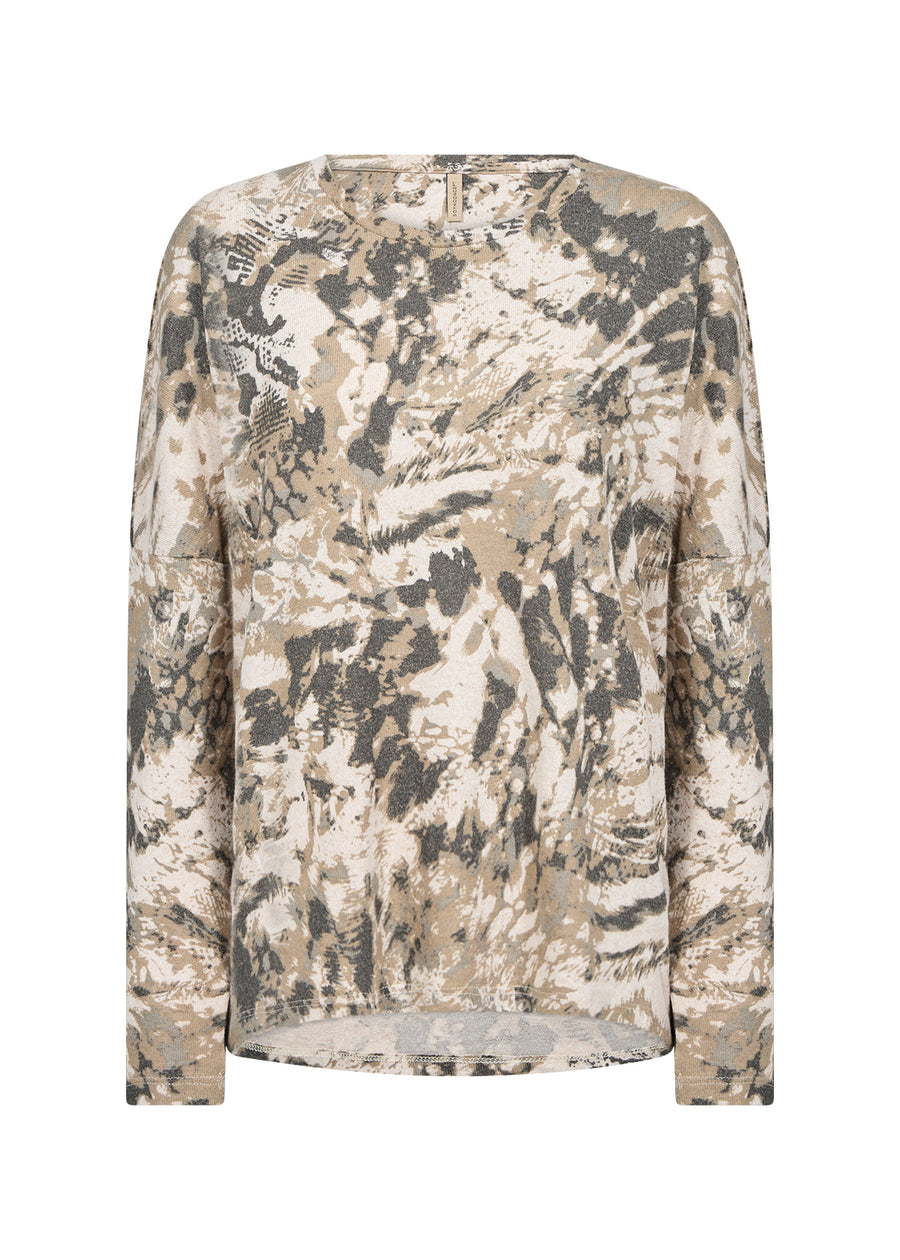 Pullover in Batik-Optik