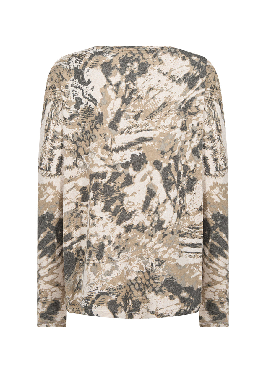 Pullover in Batik-Optik