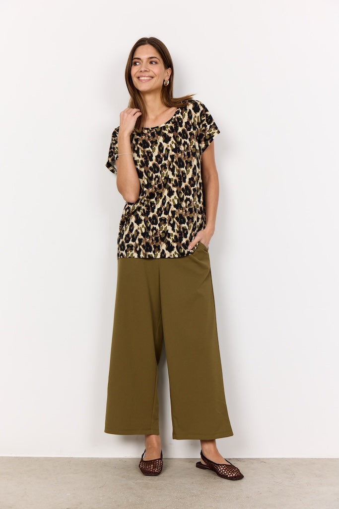 Blusenshirt mit Leoprint