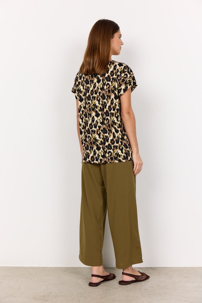 Blusenshirt mit Leoprint