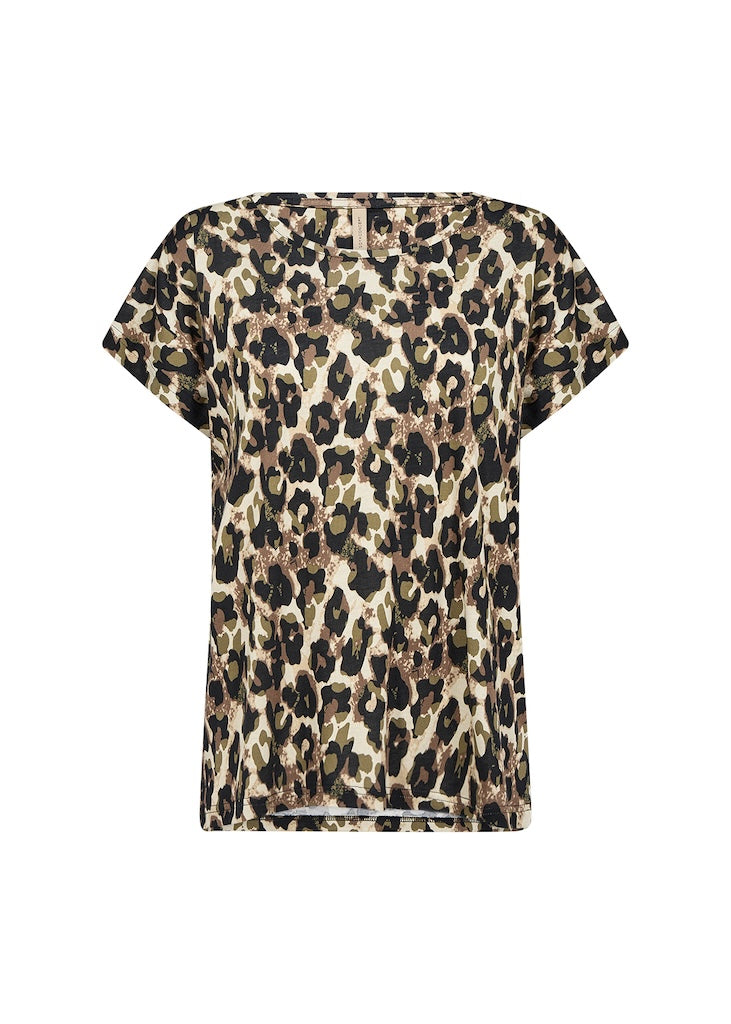 Blusenshirt mit Leoprint