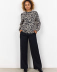Banu Sweatshirt mit Zebramuster