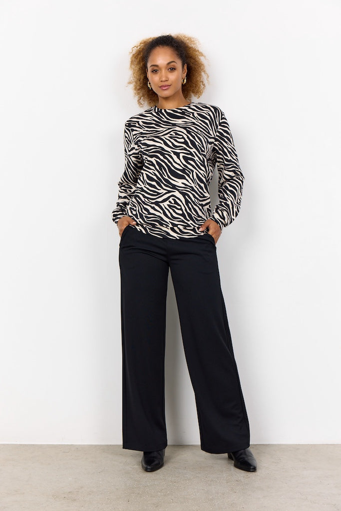 Banu Sweatshirt mit Zebramuster