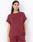 Banu Shirt in Blutrot