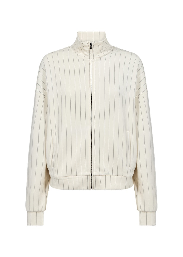 Banu Nadelstreifen-Jacke in Creme