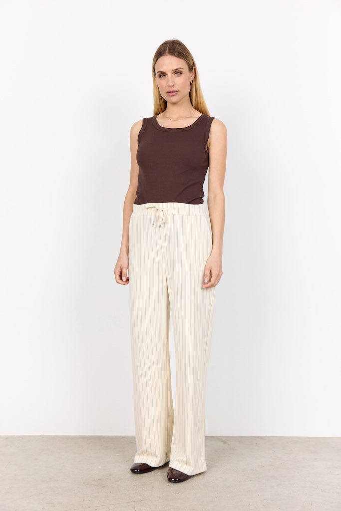 Lange Banu Hose mit Nadelstreifen