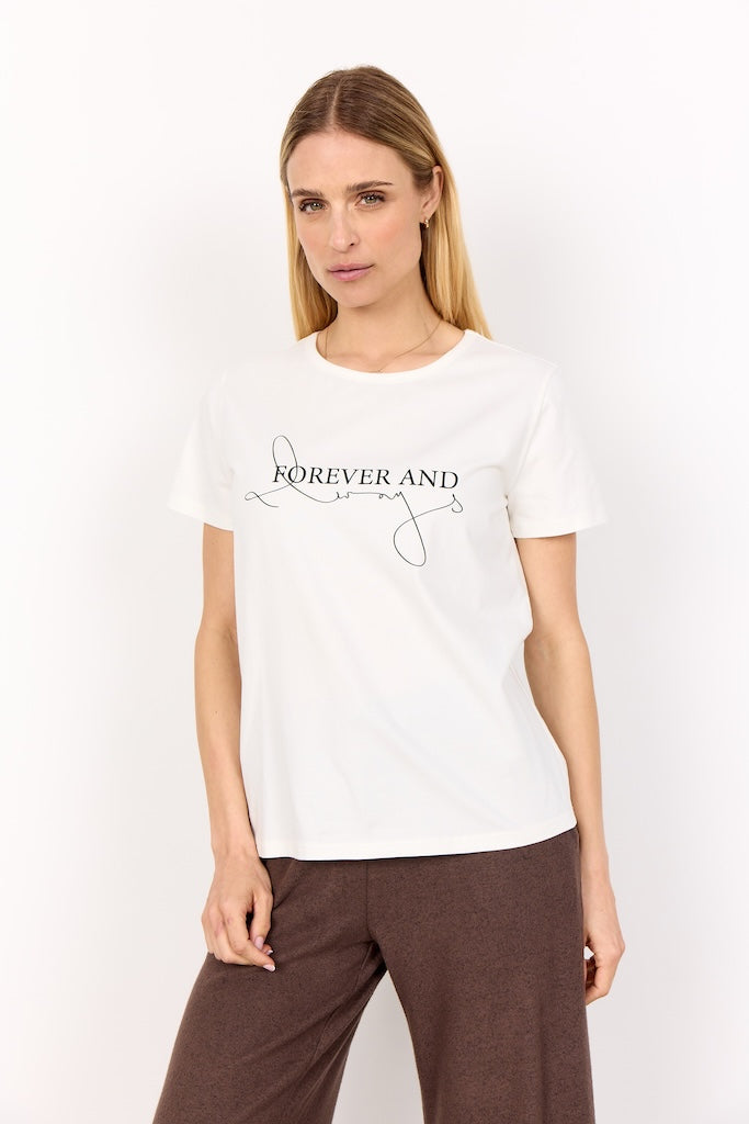 "Forever and Always" T-Shirt in Weiß