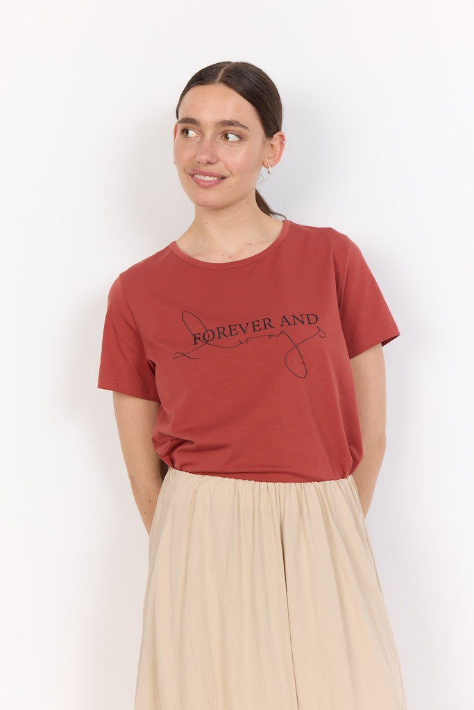 "Forever and Always" T-Shirt in Rost