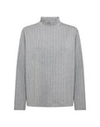 Banu Sweater mit Nadelstreifen in Grau