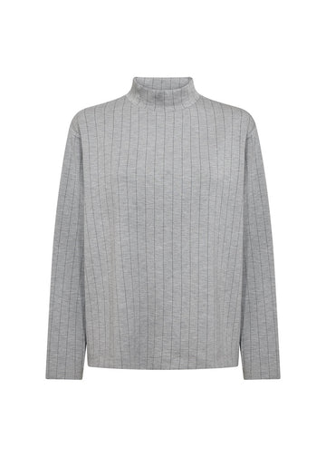Banu Sweater mit Nadelstreifen in Grau