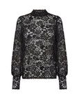 Bluse mit eleganten Spitzendetails