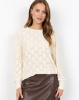 Longshirt mit zartem Wellenmuster