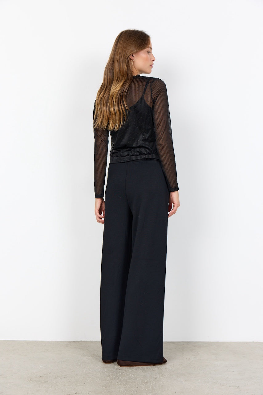 Halbdurchsichtiges Shirt mit Muster