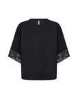 Banu Shirt mit 3/4 Ärmel und Spitze