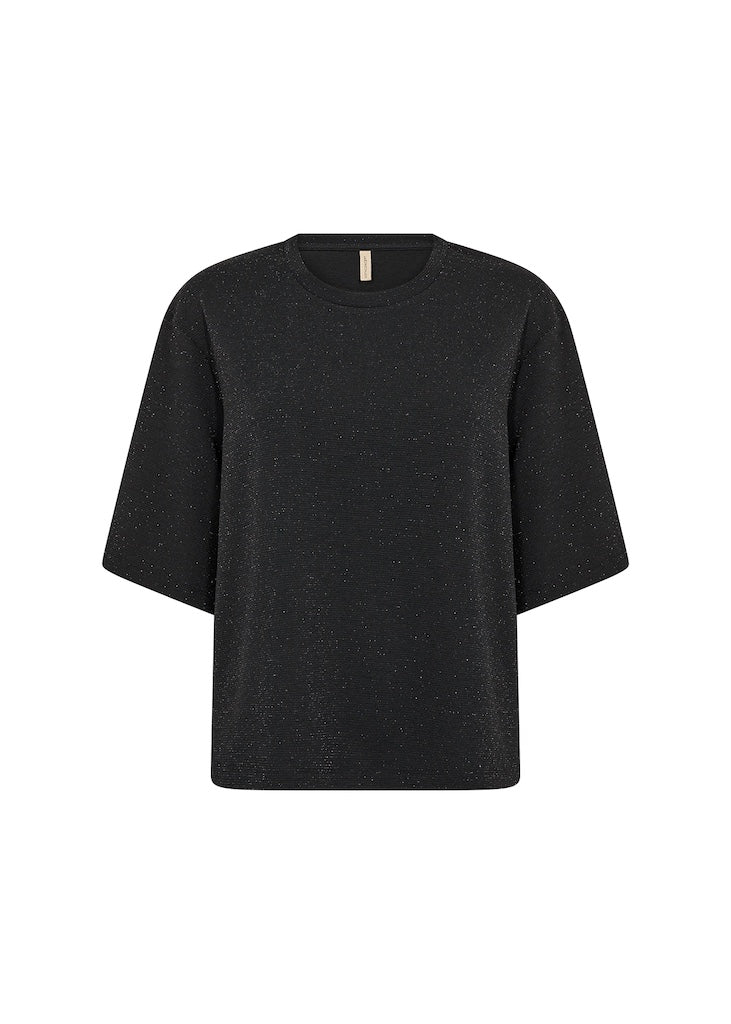 Shirt mit 3/4 Ärmel und Schimmer