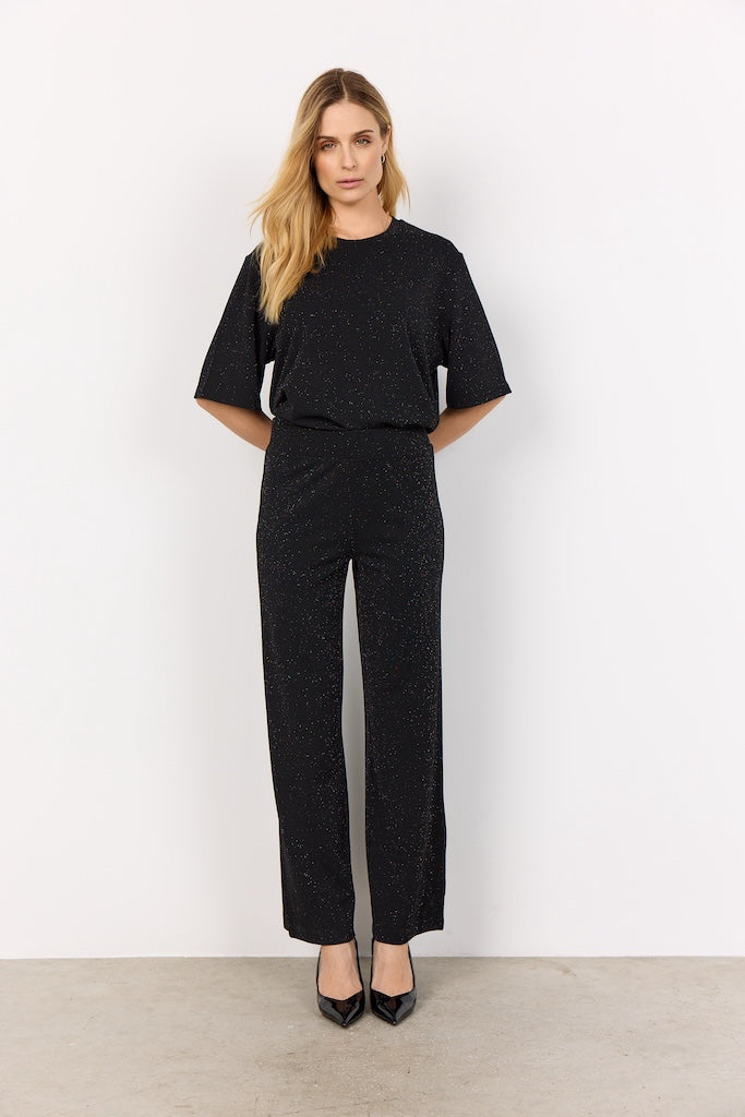 Hose in Schwarz mit Schimmer