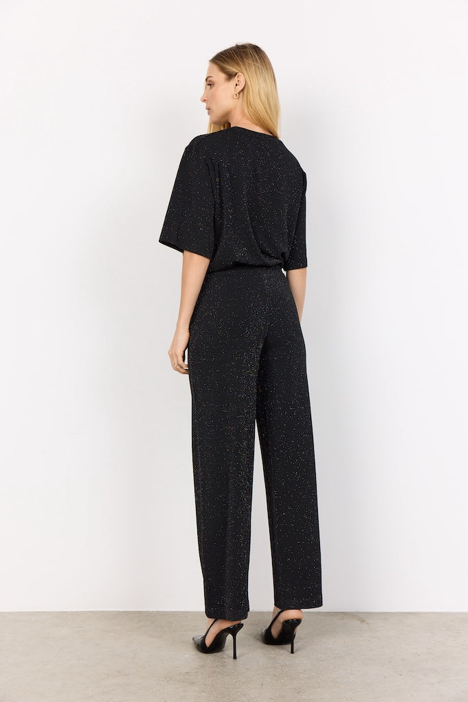 Hose in Schwarz mit Schimmer