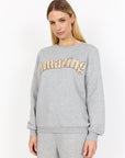 * Amazing Sweatshirt mit Rundhalsausschnitt in Grau