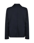 Blazer mit Reißverschluss in Navy