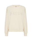 Banu Pullover in Creme mit dem Print 'Fresh'