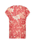Mesh Shirt mit Blumenprint