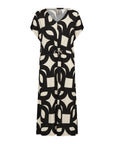 Baumwollkleid mit geometrischen Print
