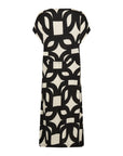 Baumwollkleid mit geometrischen Print