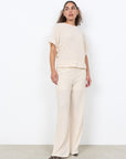 Transparentes Shirt in Creme