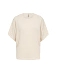 Transparentes Shirt in Creme